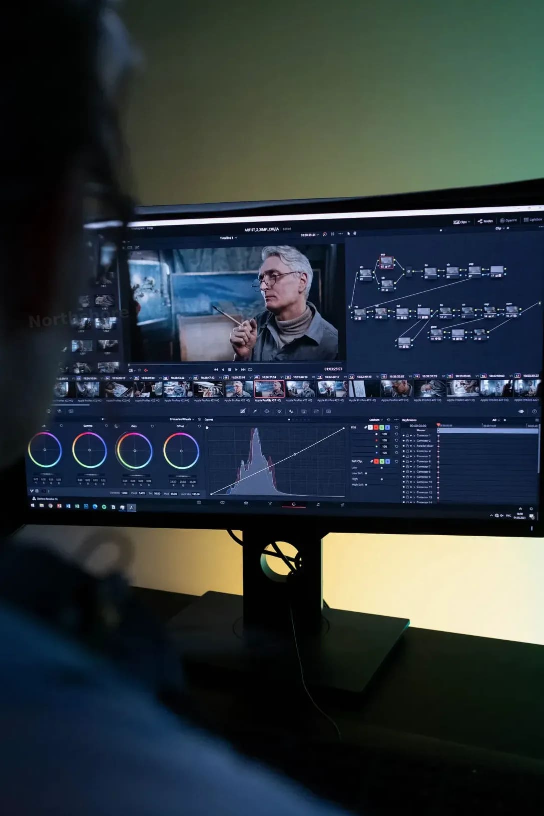 Social media content production
